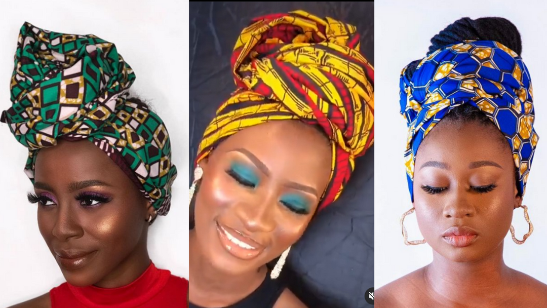 10 Easy and Unique African Print Headwrap Styles For All Hair Lengths To Try Now