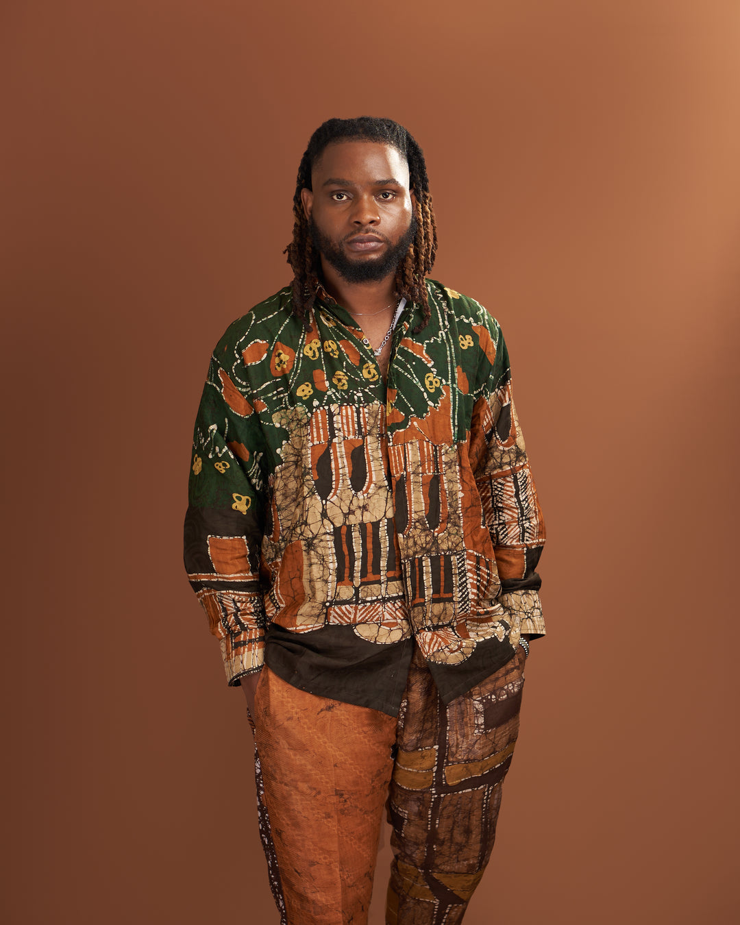 The Orile Oke Brown Prestige Shirt