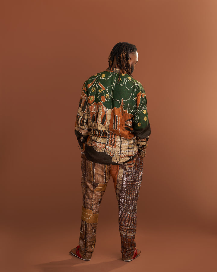 The Orile Oke Brown Prestige Shirt