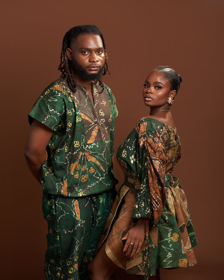 The Ojudeoba Heritage Bow Wrap Pleated Iro Skirt